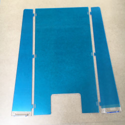 Protection sanitaire en Plexiglas® découpé au laser livrée à plat (facile à monter)
