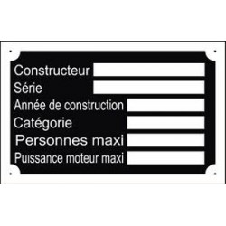 Plaque à vos dimensions (faites nous la demande par mail).