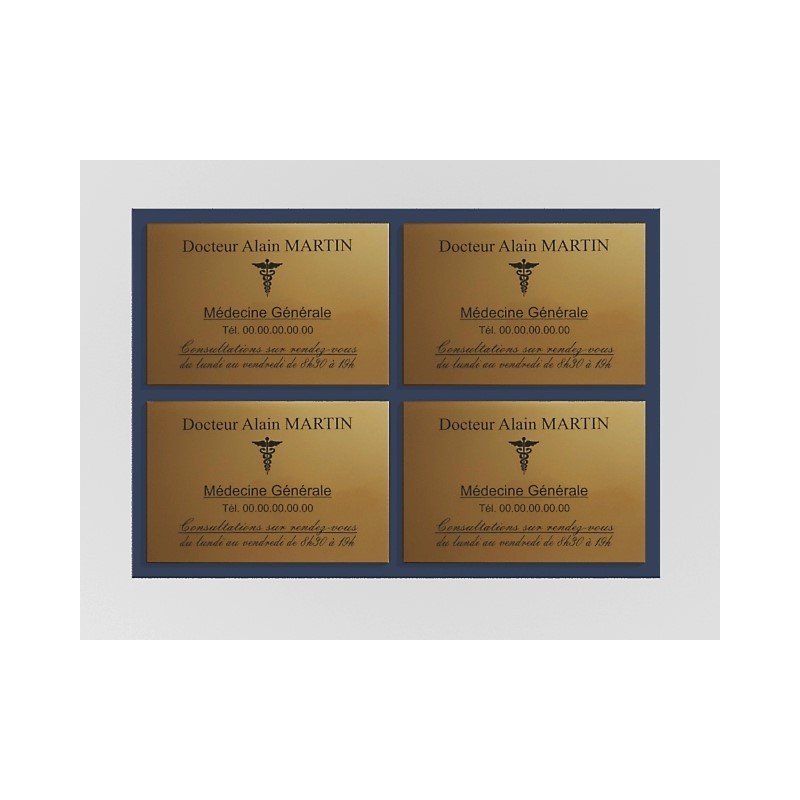 Support de plaque en mélaminé bleu nuit (pour 4 plaques 30 x 20 cm). Support de plaque en mélaminé bleu nuit (pour 4 plaques 30 x 20 cm).