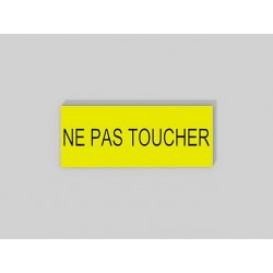 Acrylique bicouche : Jaune / Noir