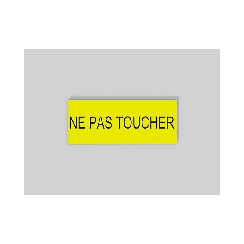 Acrylique bicouche : Jaune / Noir